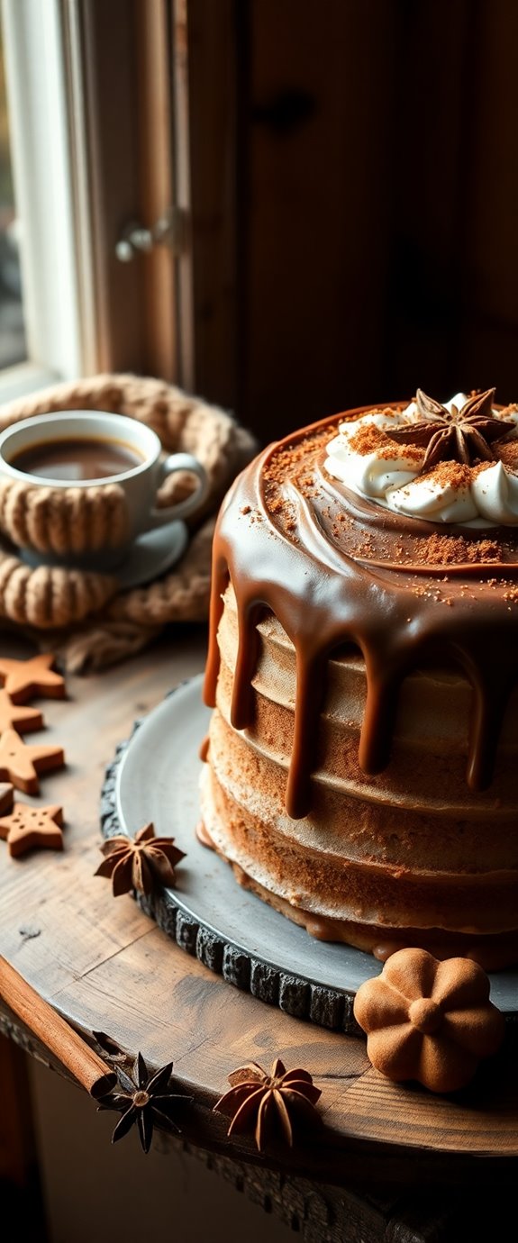gingerbread latte flavored cake