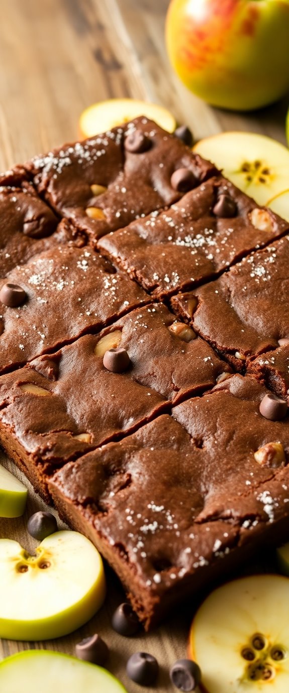 gluten free apple brownies