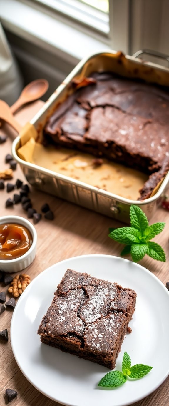 gluten free apple sauce brownies