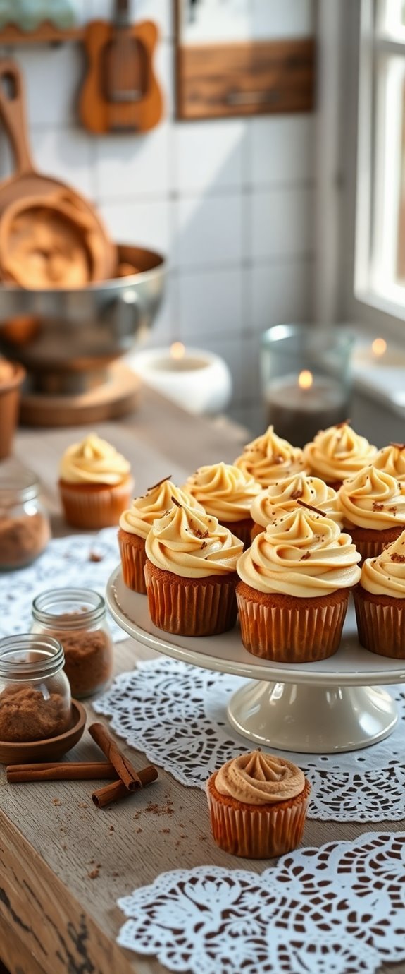 gluten free brown sugar cupcakes