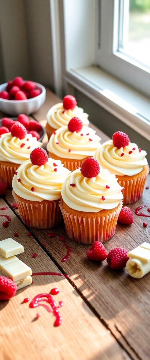 gluten free raspberry cupcakes