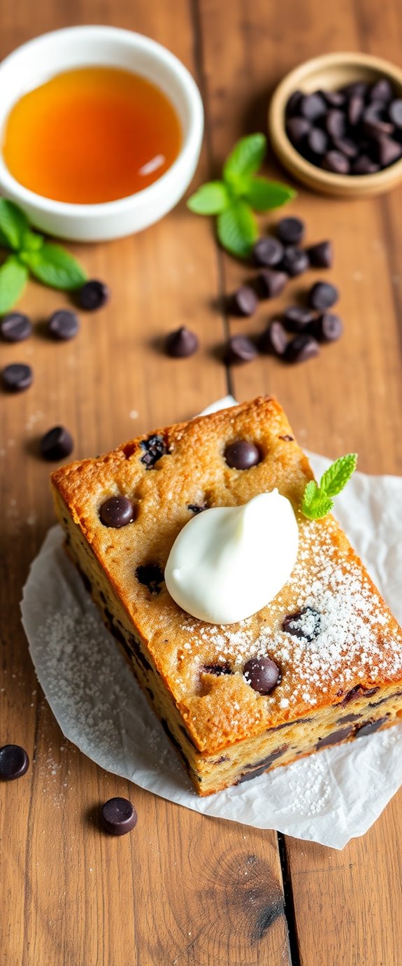 healthy chocolate chip cake