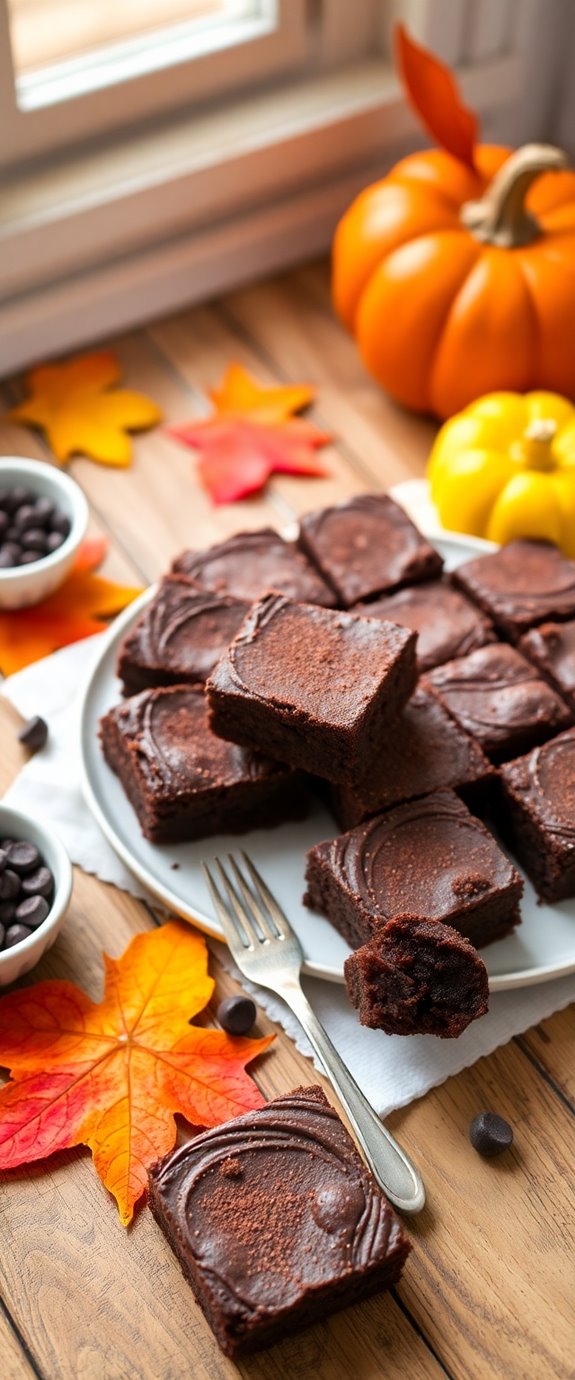 healthy pumpkin brownie recipe