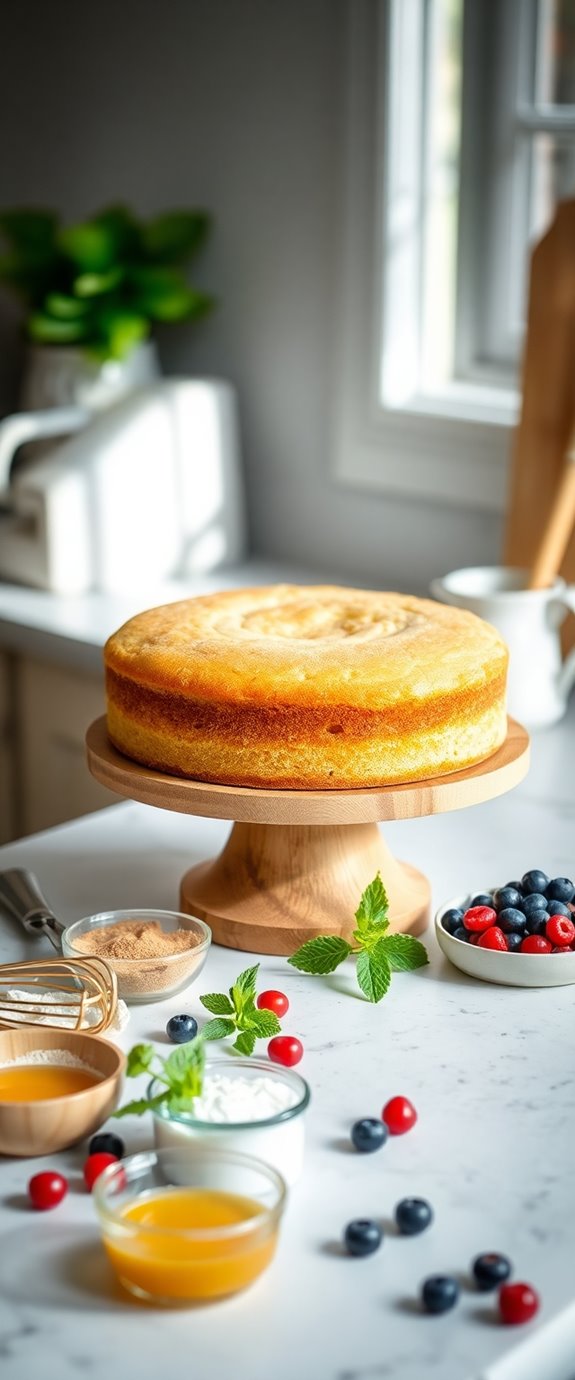 healthy vanilla cake recipe
