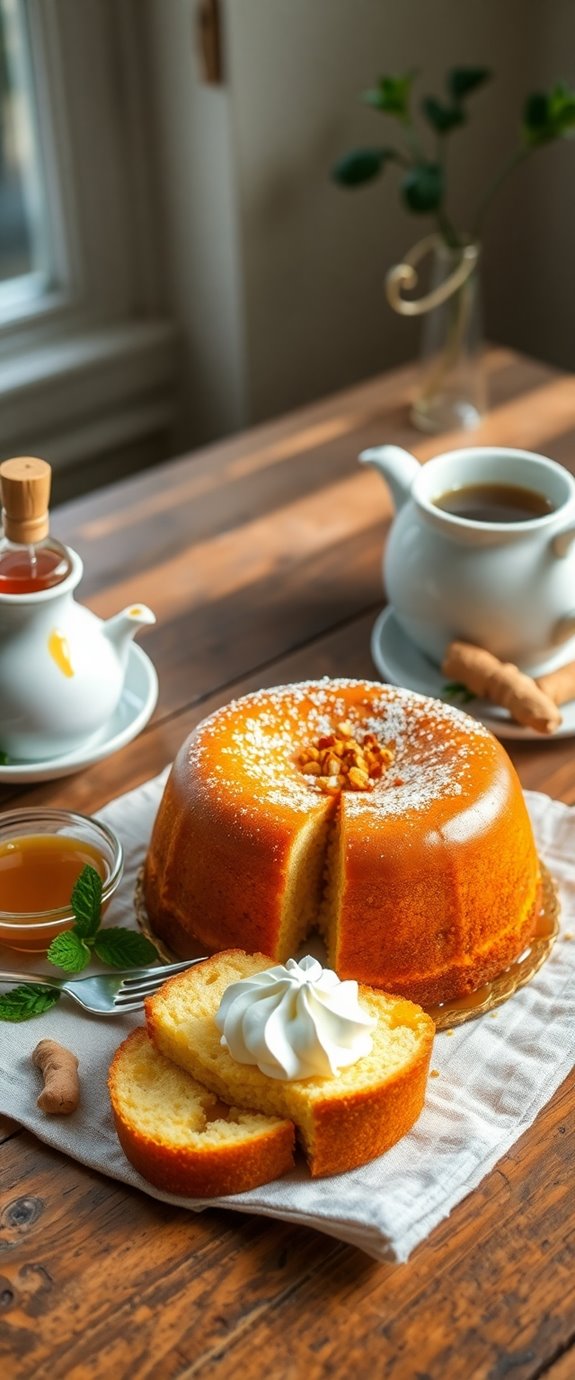 honey infused ginger cake recipe