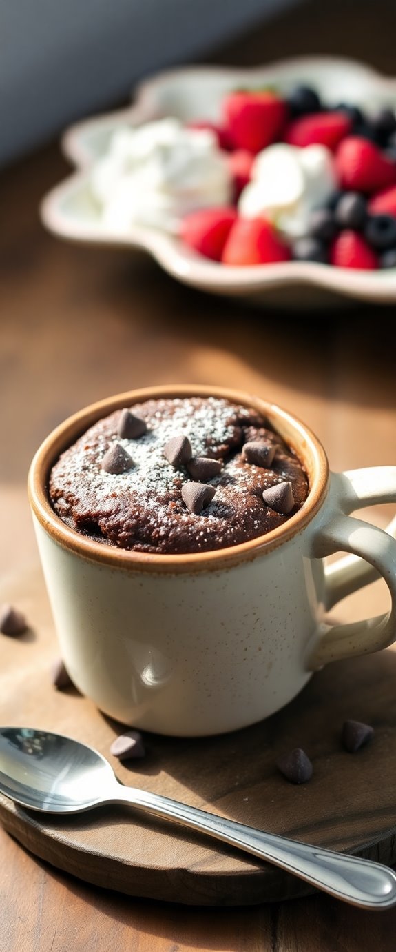 keto friendly microwave brownies