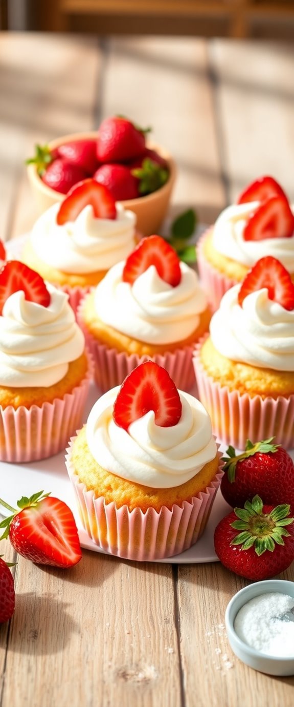 keto friendly strawberry cupcakes recipe