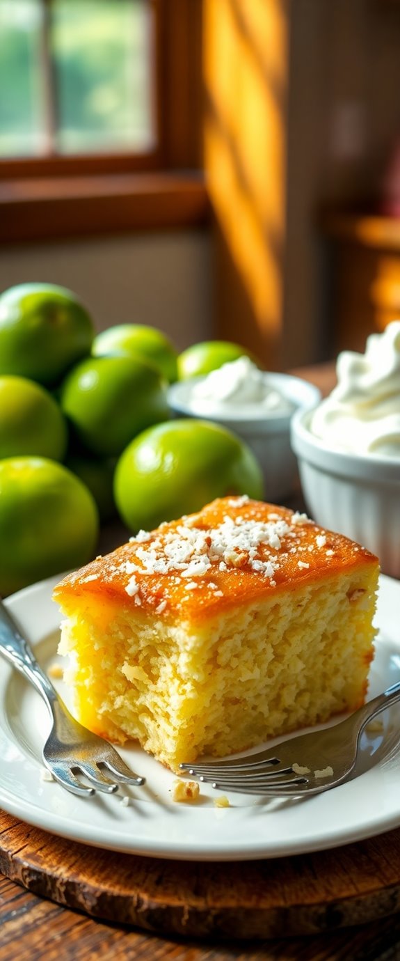 key lime dump cake