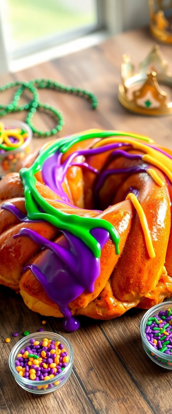 king cake icing instructions