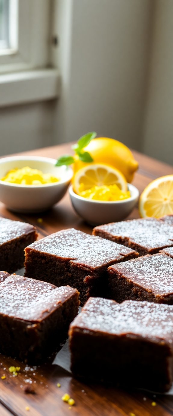 lemon brownies from scratch