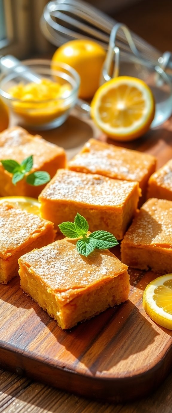 lemon brownies made easy