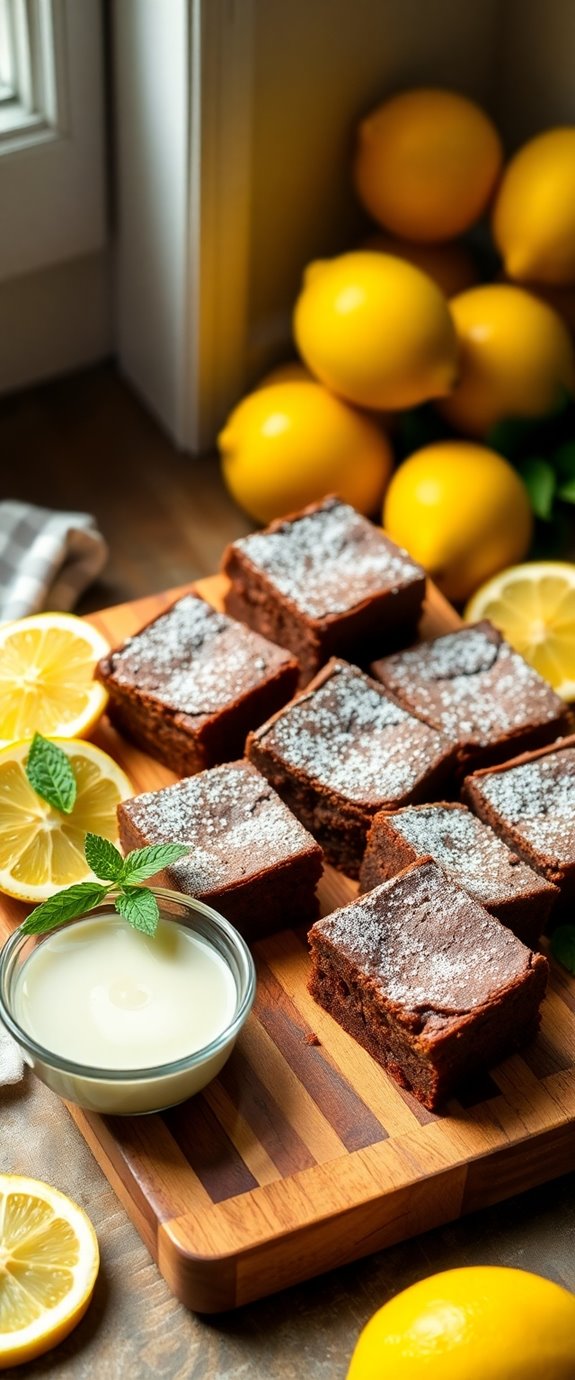 lemon brownies using almond flour