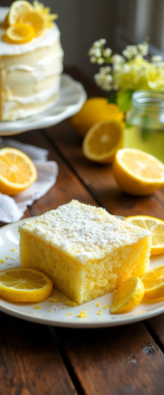 lemon cake baking instructions
