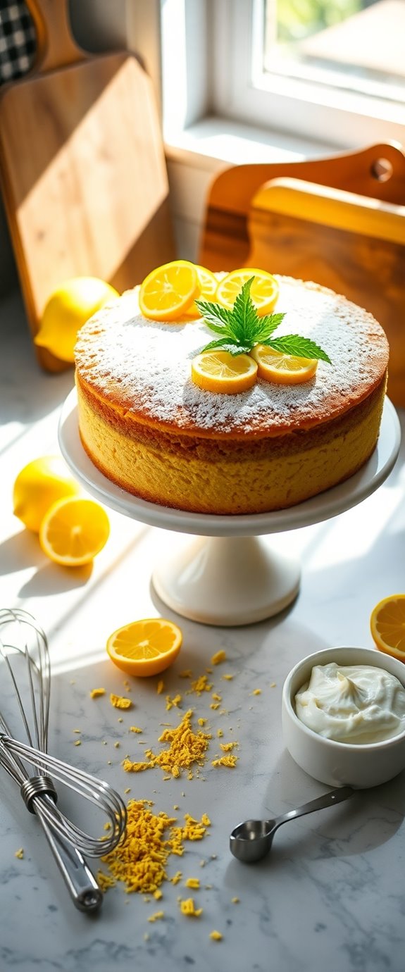 lemon cake baking instructions