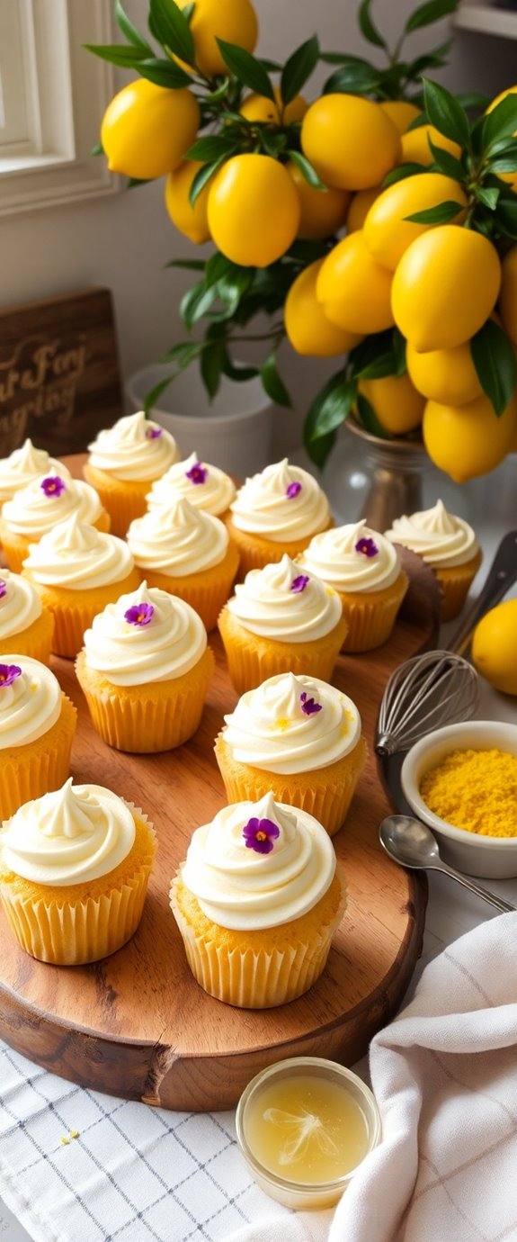 lemon flavored buttermilk cupcakes recipe
