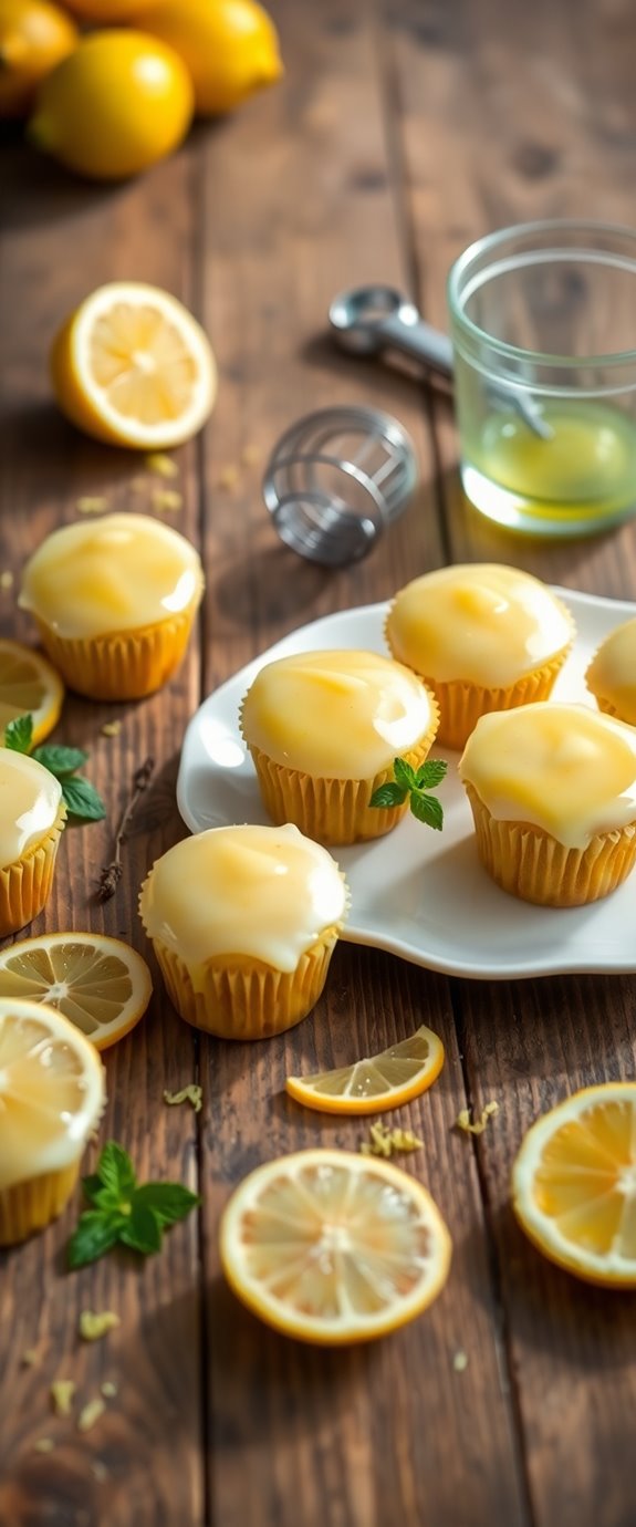 lemon flavored mini cupcakes recipe