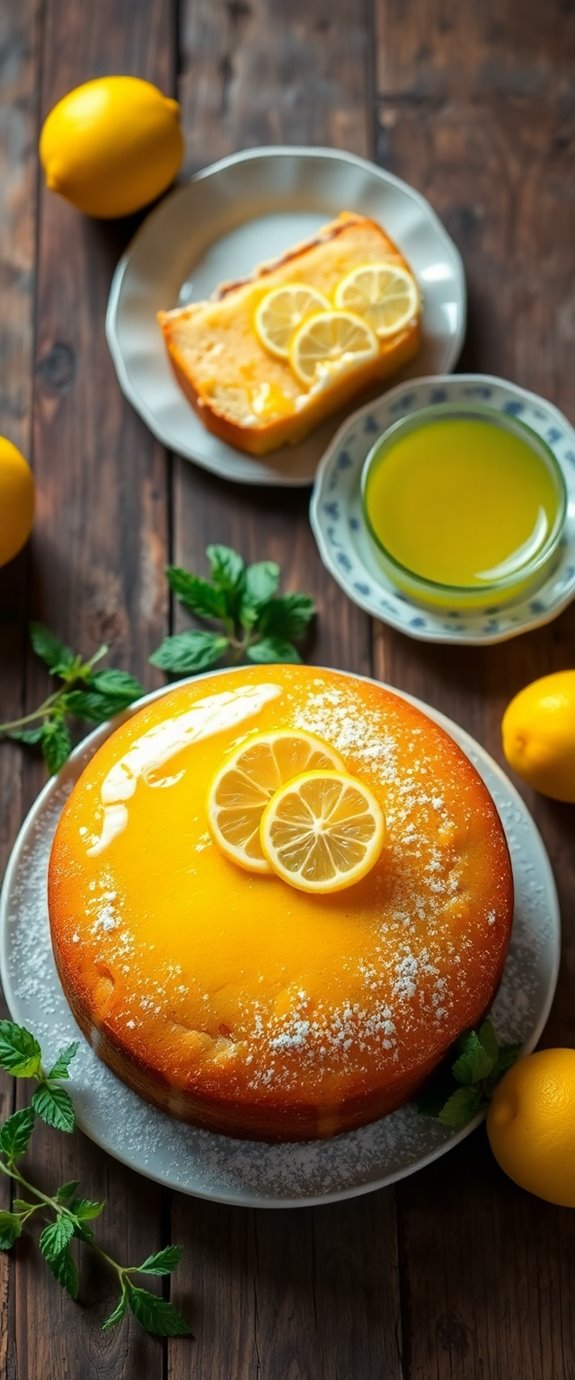 lemon flavored oil cake