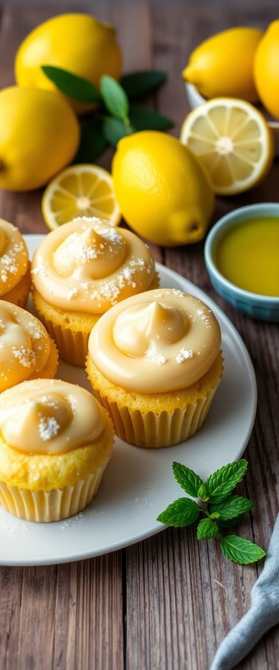 lemon olive oil cupcakes