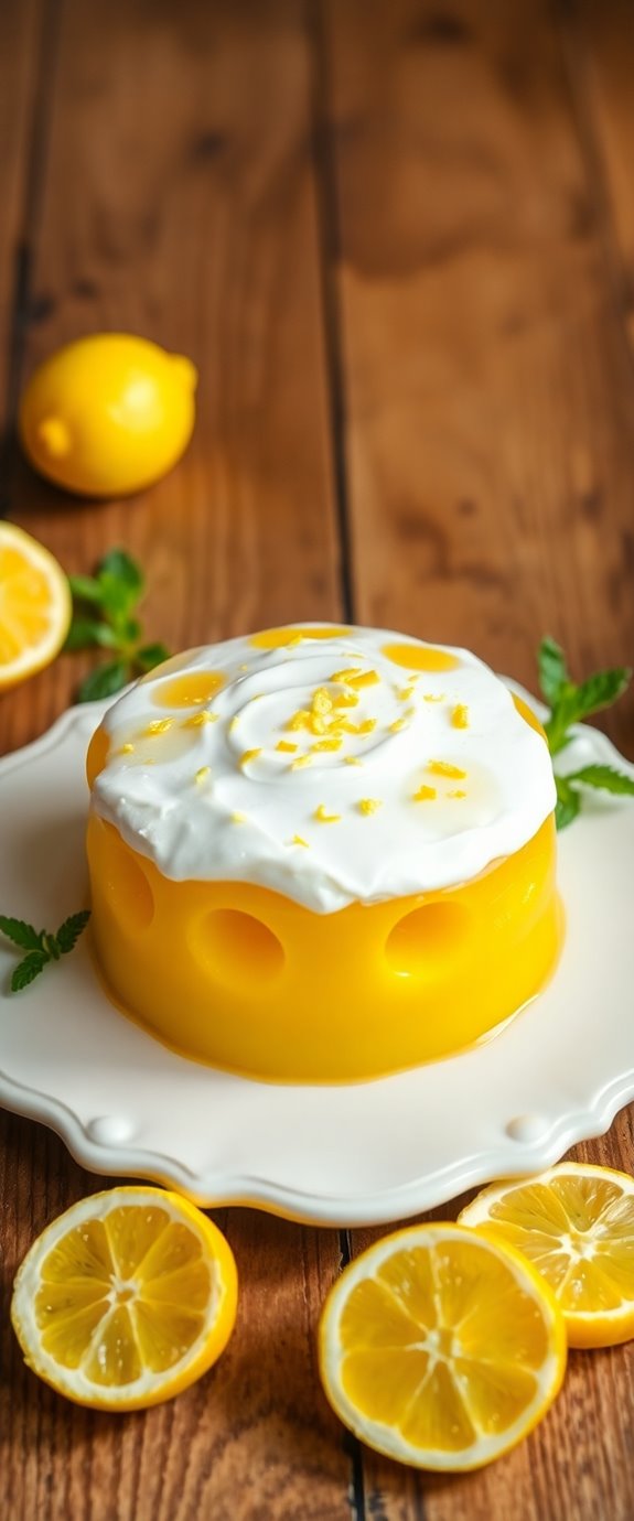 lemon poke jello dessert
