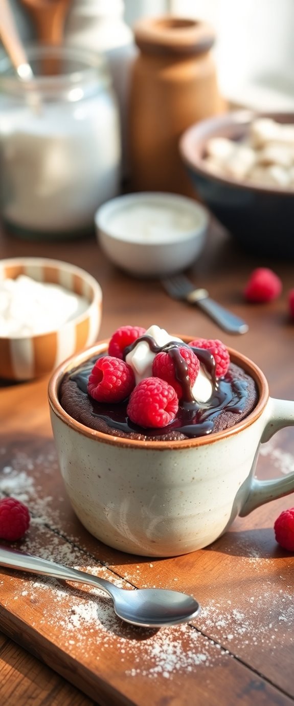 low calorie mug cake
