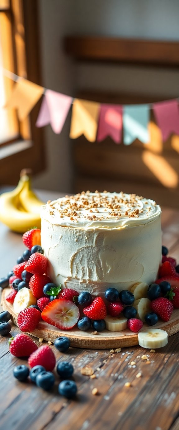 low sugar smash cake