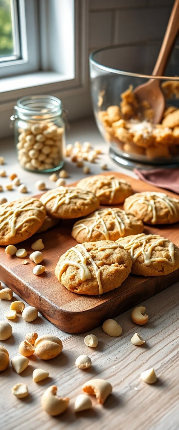 macadamia cookie baking instructions