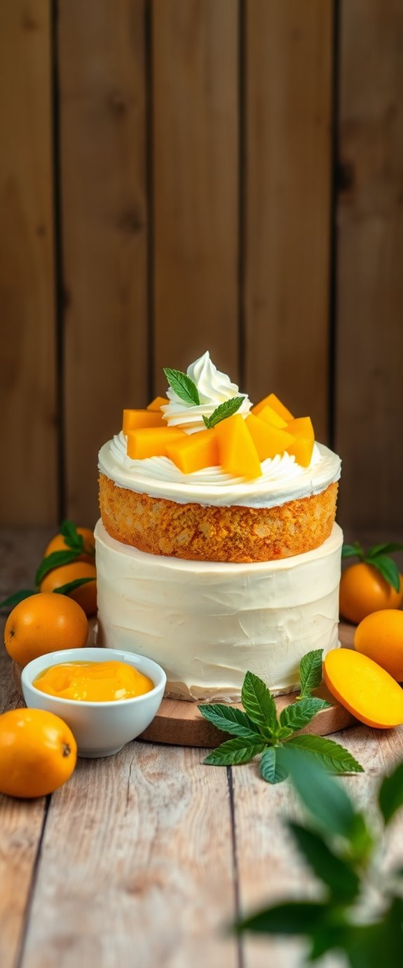 mango fruit cake recipe