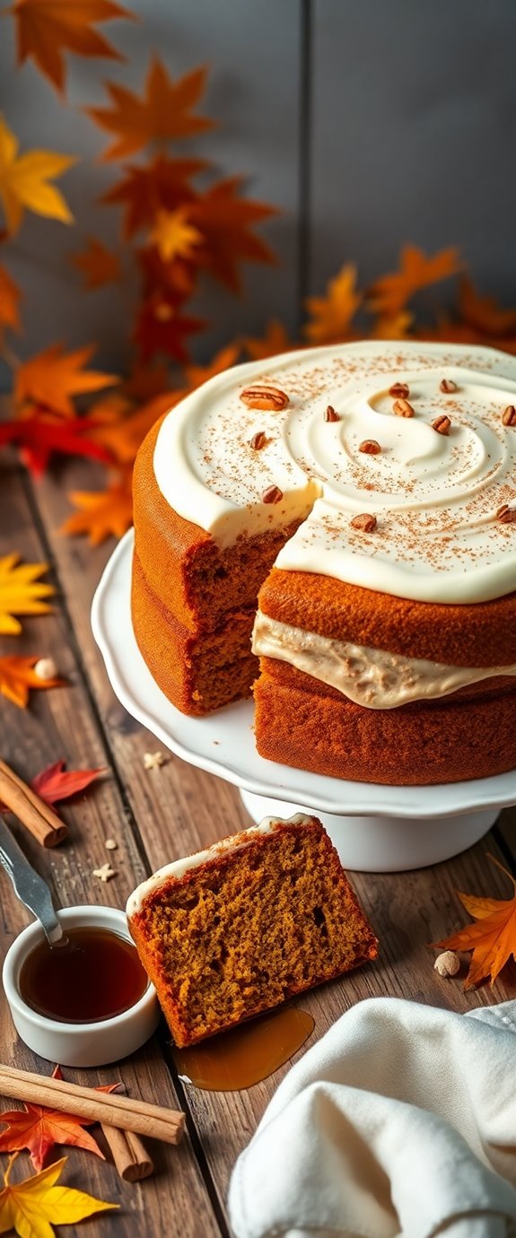 maple infused pumpkin cake recipe