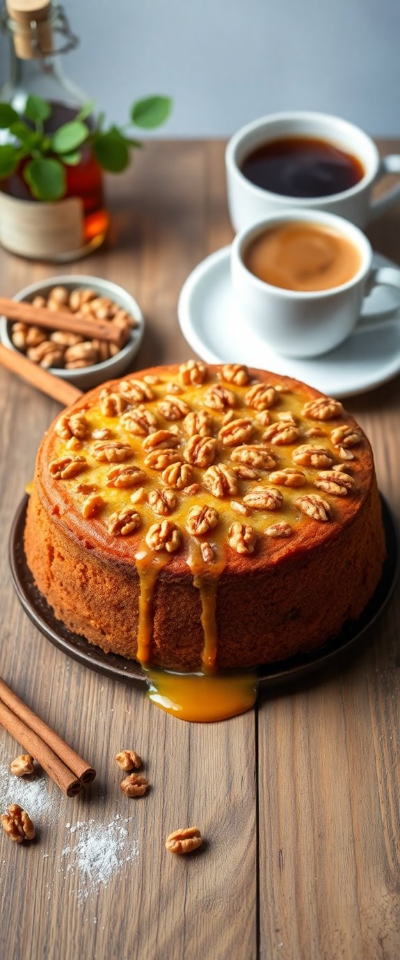 maple walnut coffee cake