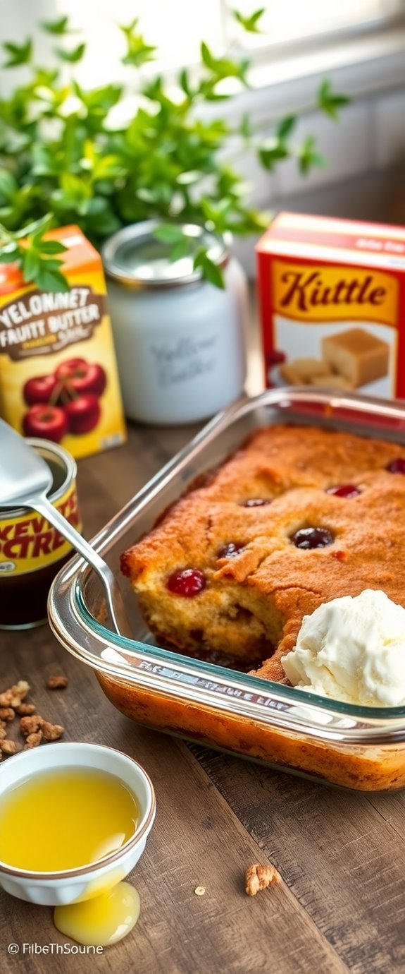 melted butter cake recipe
