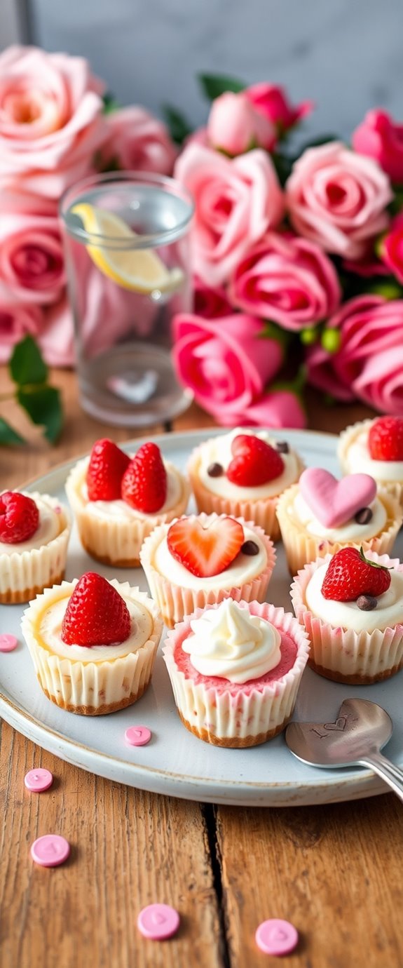 mini cheesecake for valentine s