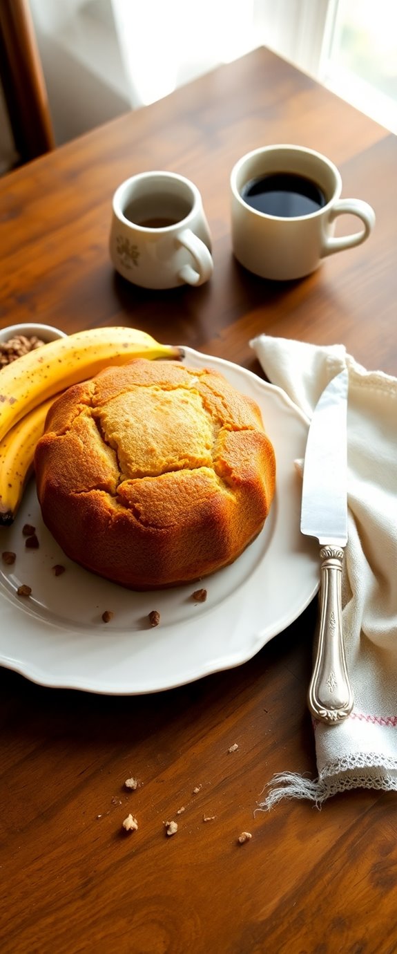 moist banana oil cake