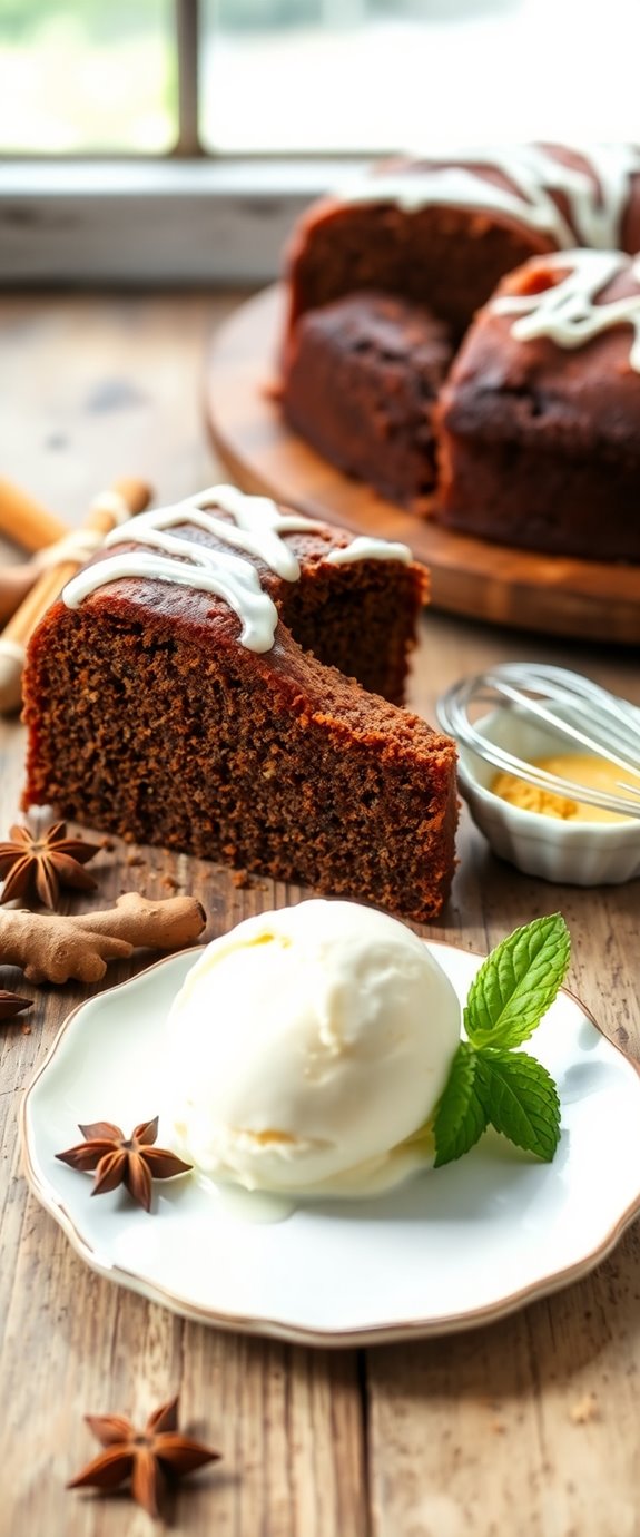 moist ginger cake preparation