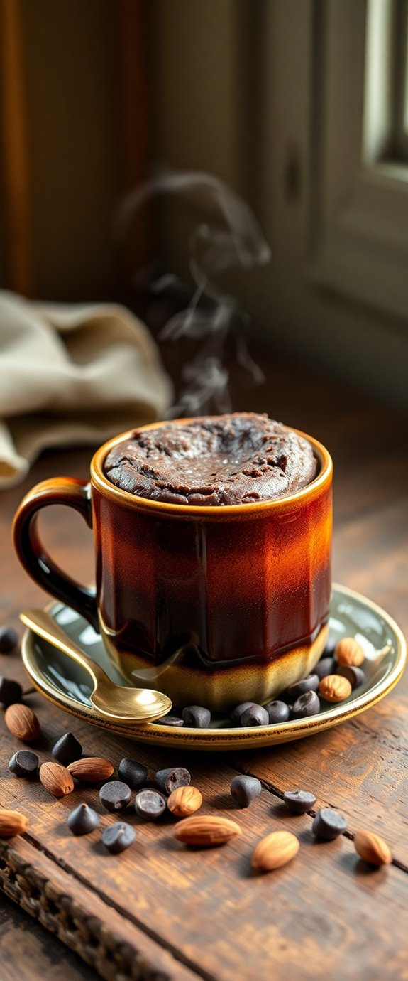 mug brownies with almond flour