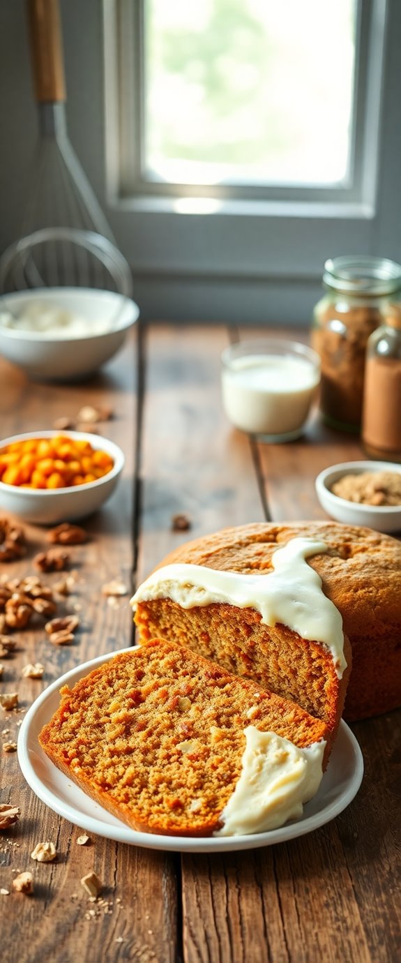 oat flour carrot cake