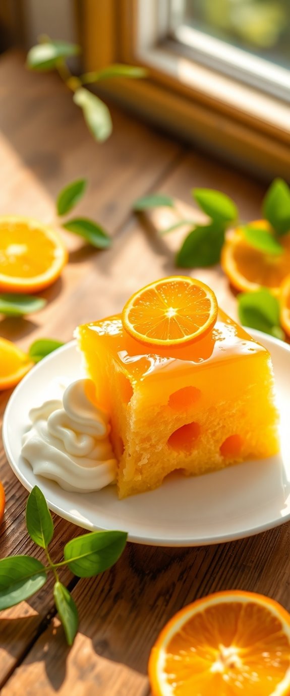 orange jello cake instructions