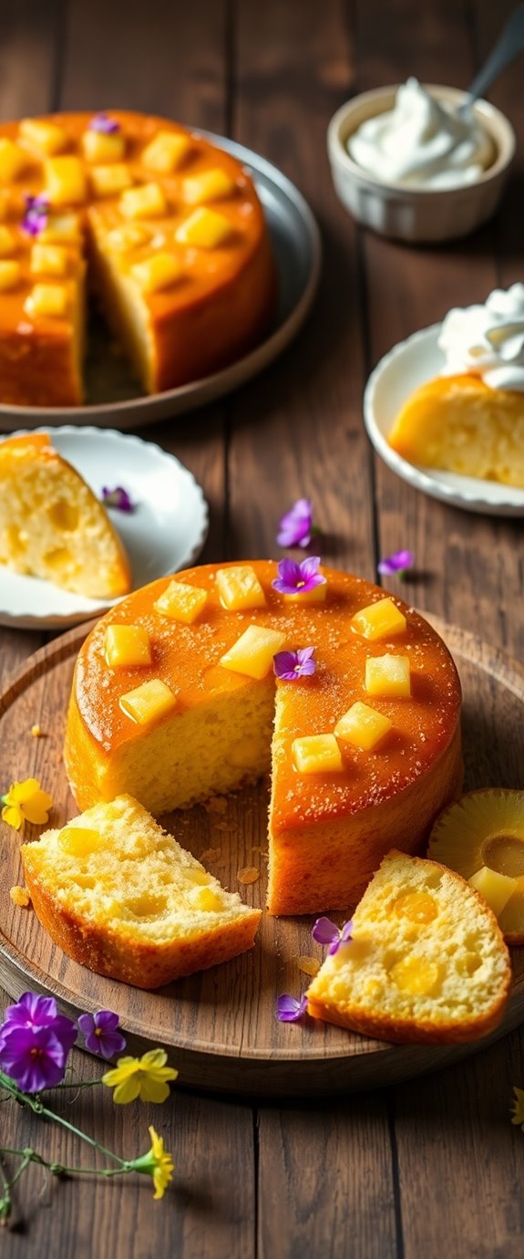 pineapple cake baking instructions