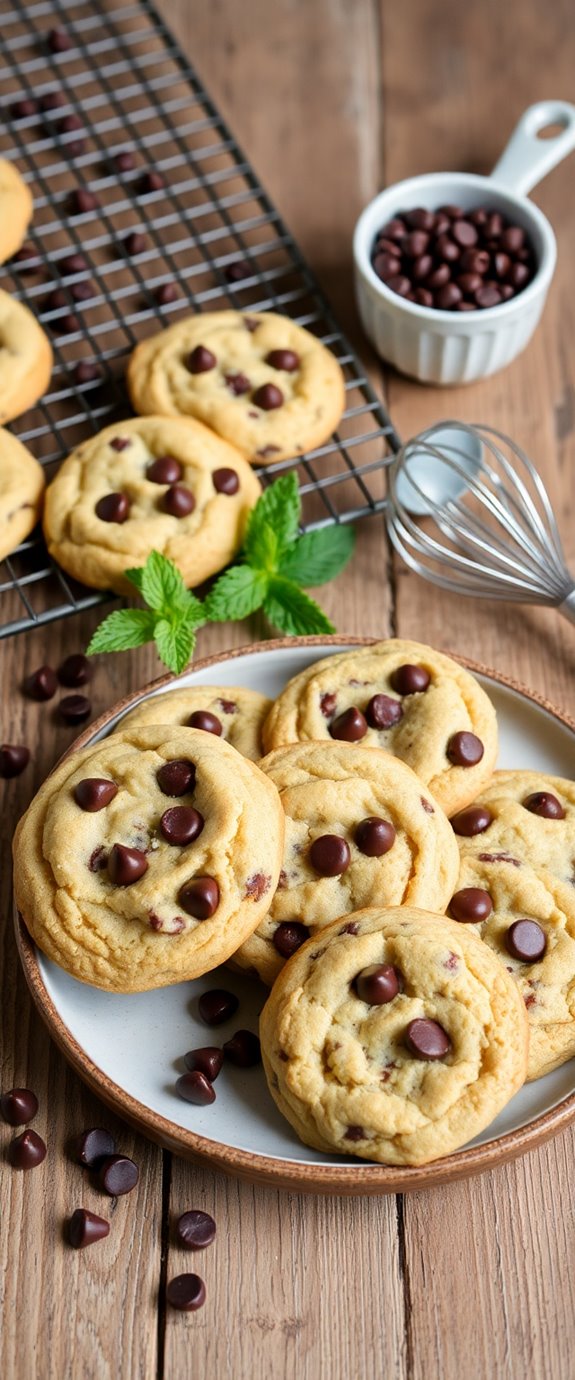 pudding enhanced chocolate chip cookies