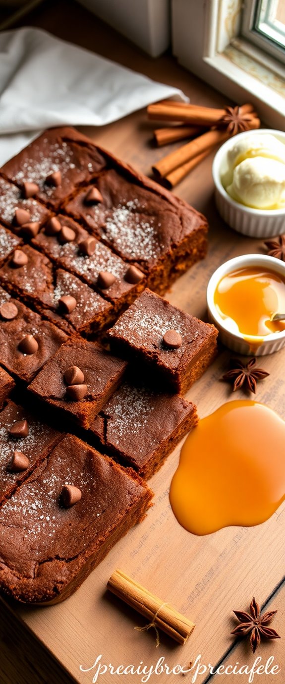 pumpkin brownies baking instructions