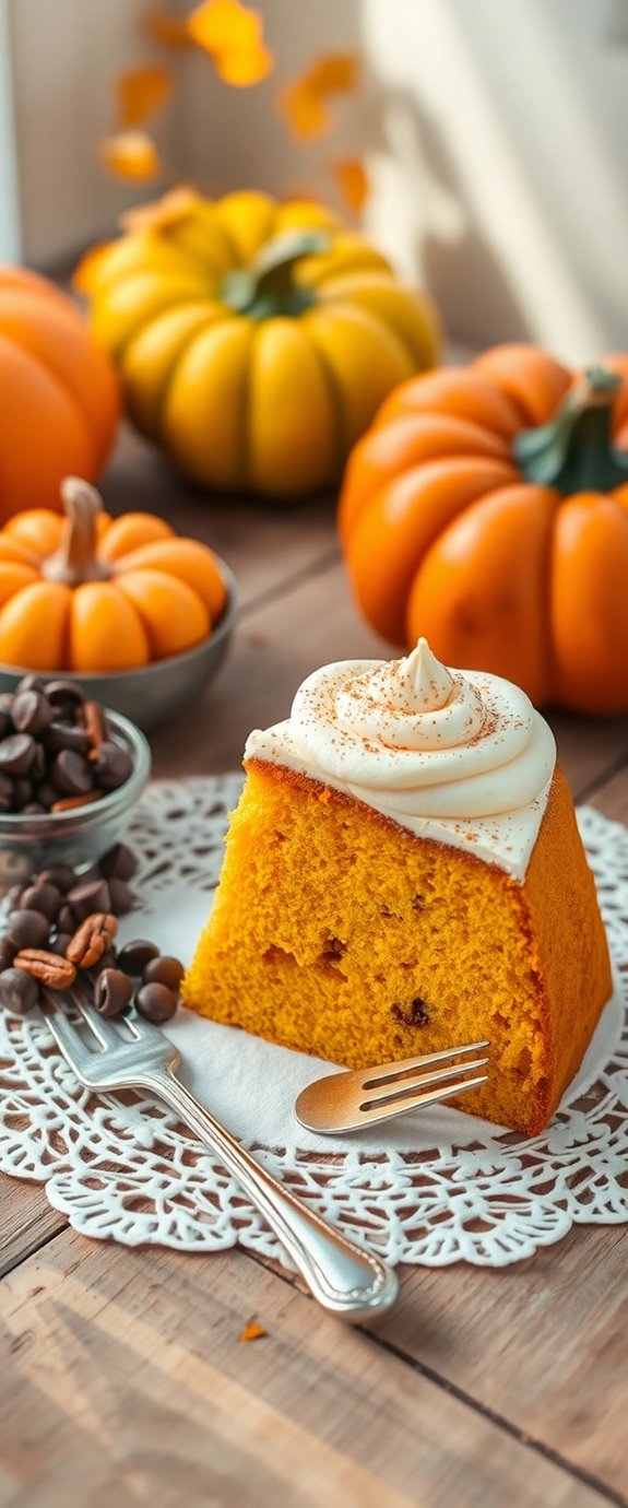 pumpkin dessert baking recipe