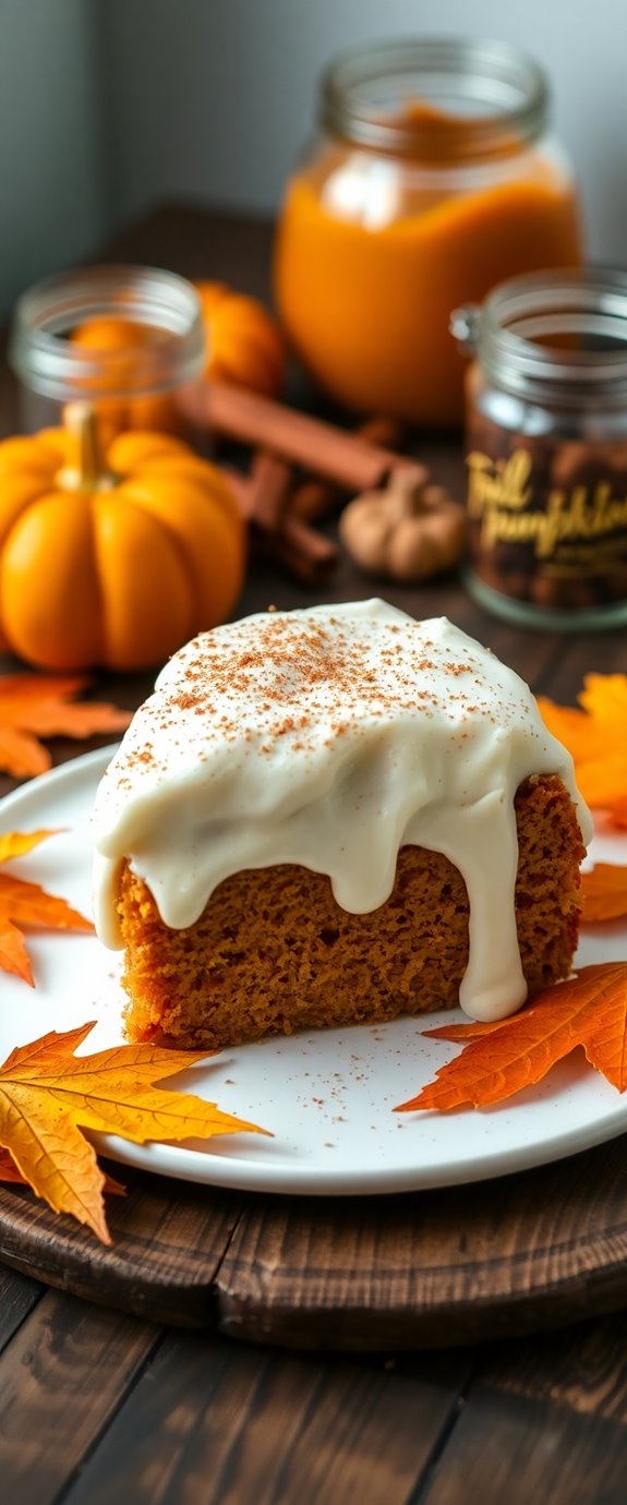 pumpkin spice cake delight