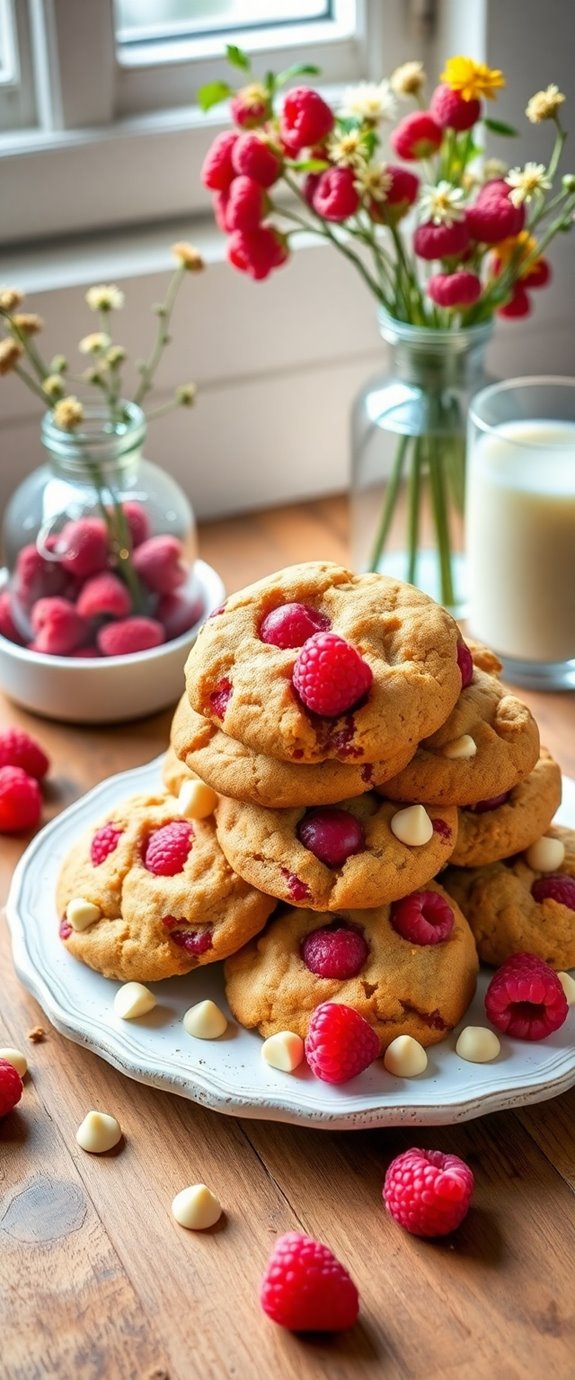 raspberry chocolate cookie recipe