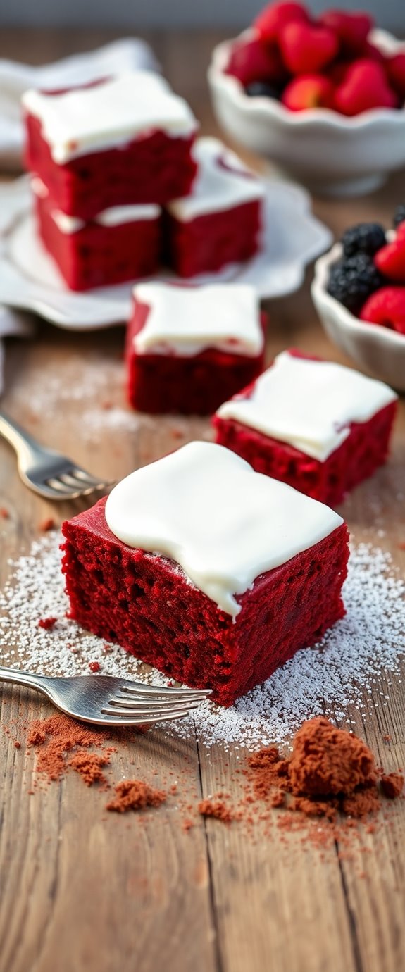 red velvet brownies recipe