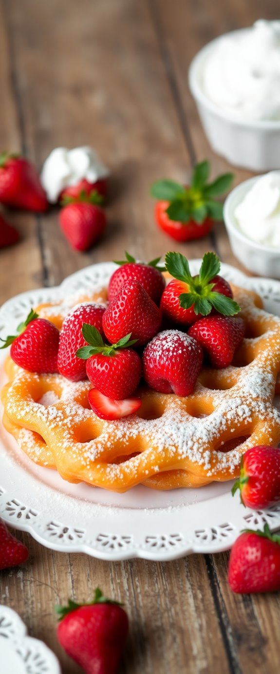 strawberry funnel cake recipe