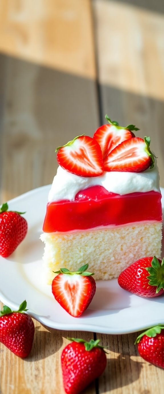 strawberry jello cake recipe