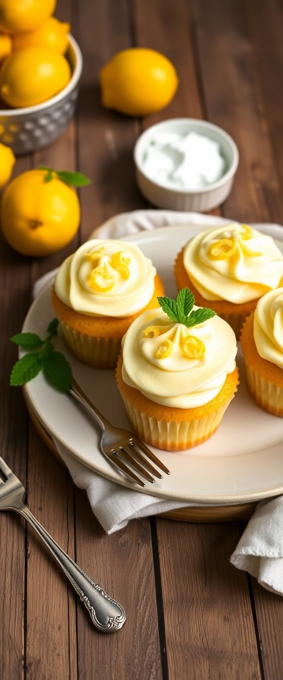 sugar free lemon cupcakes