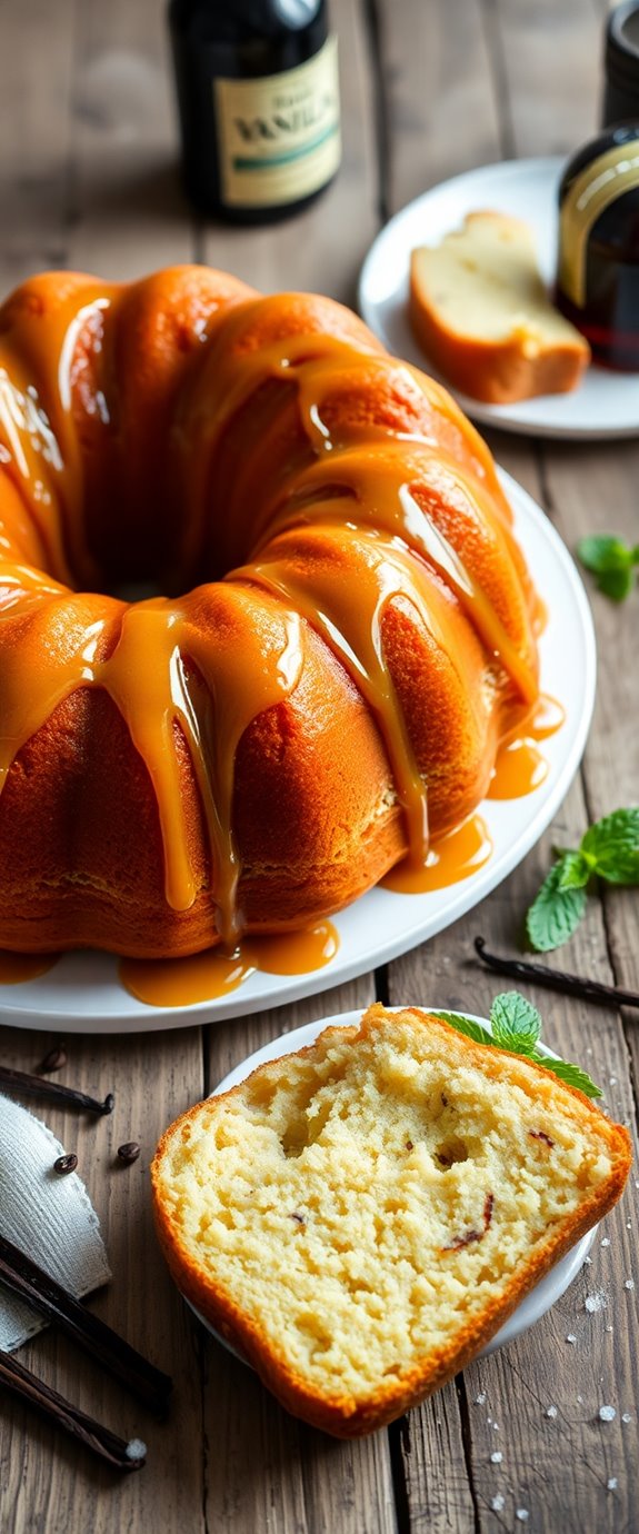 vanilla rum cake recipe
