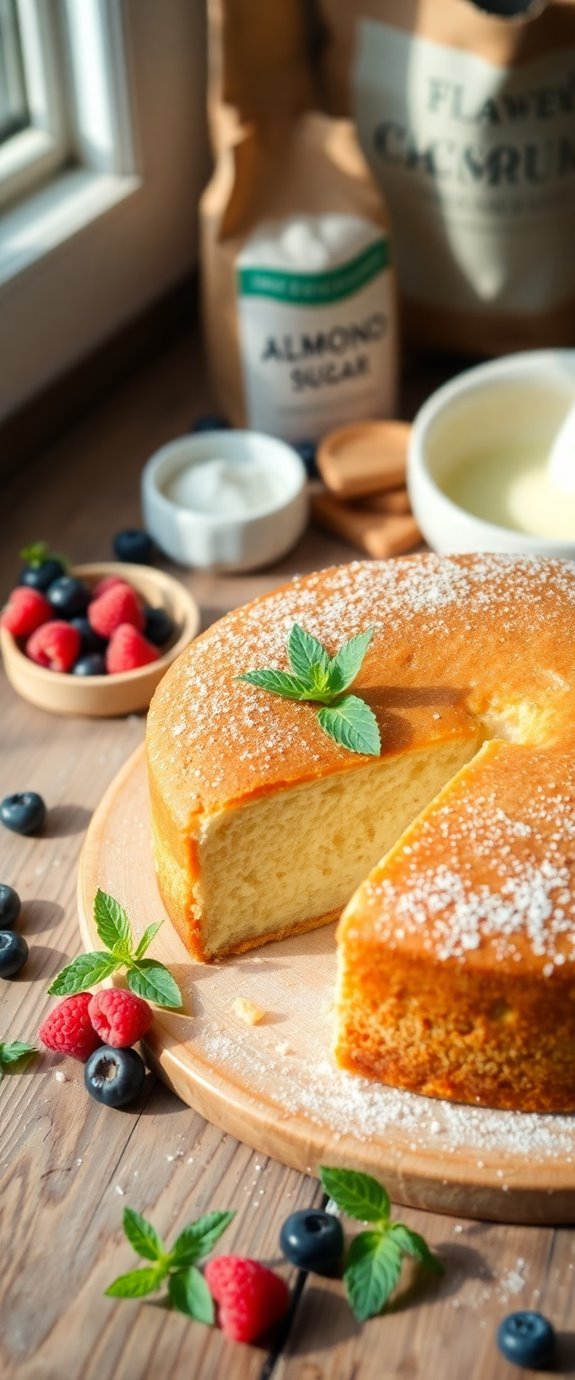 vegan almond flour cake