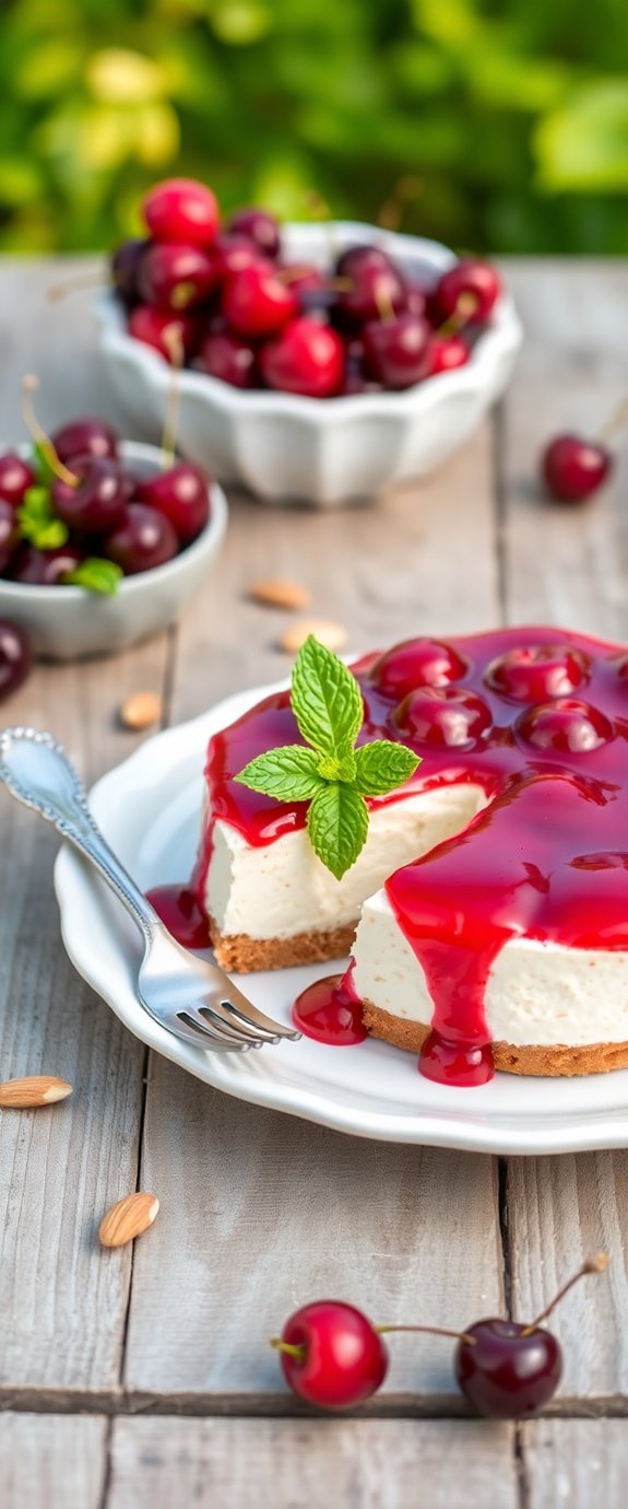 vegan cherry cheesecake recipe
