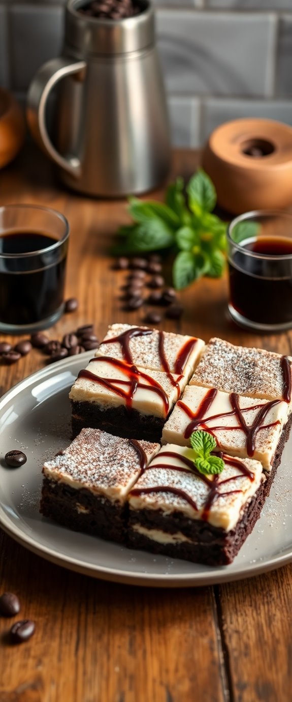 vegan dessert with layers